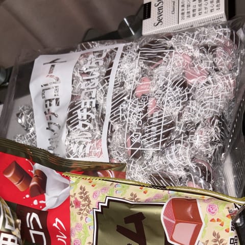 なかよしさんと差し入れ交換❣️笑
わたしの体は甘いものでできています₍՞           ՞₎