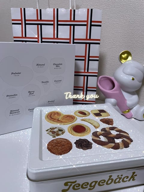 本日は会いに来てくださった3名様
ありがとうございました😊✨

リピ様に
今回のお題【サックサクの可愛いお菓子】って言っ