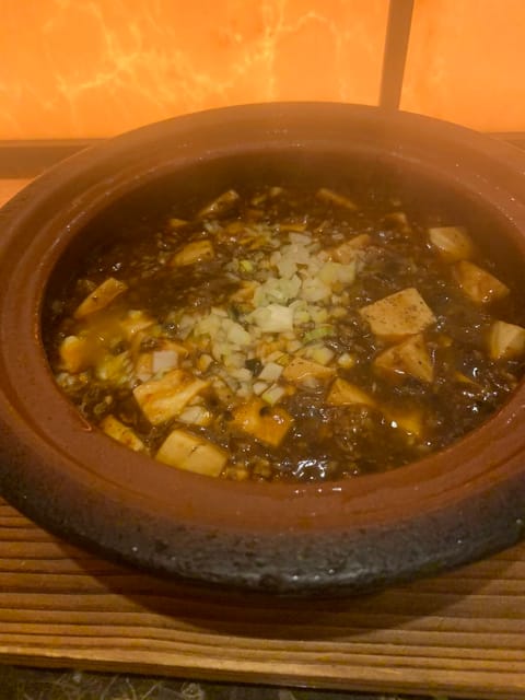 ビストロオーサワの麻婆豆腐。山椒きいてて本格的な味、美味しい。
陳さんの麻婆豆腐また食べてみたくなりました♪

#押しは