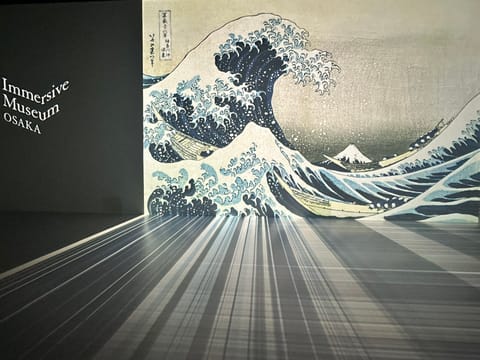 " Immersive Museum OSAKA 🌻🌊 "
先日のお休みに行って
没入体験してきました🕊️🤍⸝⋆⸝⋆

