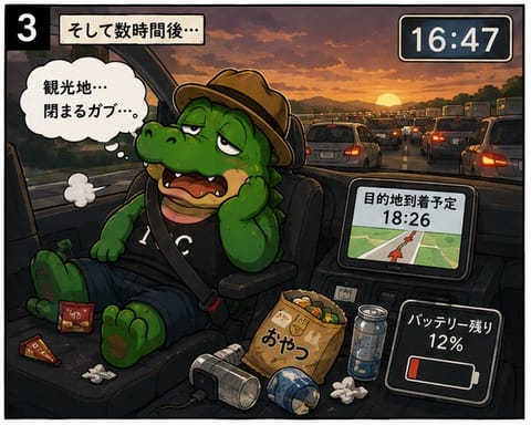 休みに小旅行♪
#4コマ漫画