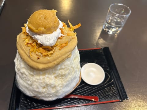 おいも専門店のかき氷🍧🍠🍧