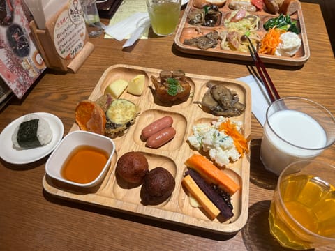 出勤前にるなぴとランチ~❣️