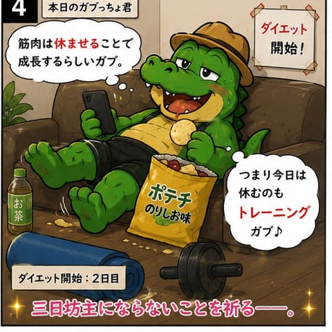 早くも…！？
#4コマ漫画