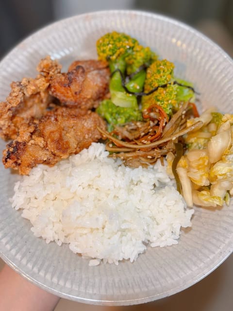 夕飯は唐揚げだヨォ〜！