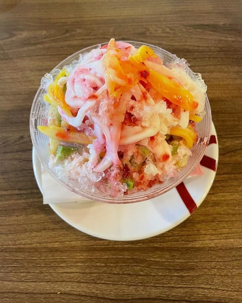 今日はちょっと変わったかき氷食べました🍧
アボカドも入ってる🥑
🤤こんなに暑い日が続いてるのに全く痩せない🤤
明日4日1