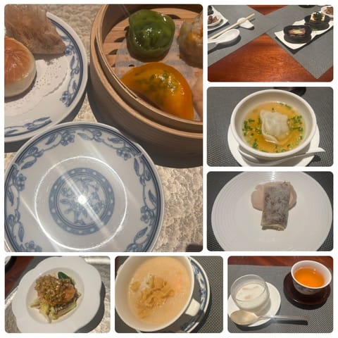 こんばんは

今日は
去年ぶりの中華のレストランで
飲茶のコースランチしてきました💕

どれも美味しく
海老のお粥、あた