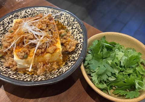 【珍】エスニックな冷奴❕🇹🇭🌿
パクチーもりもり美味しかったの〜🥴🫶🏻