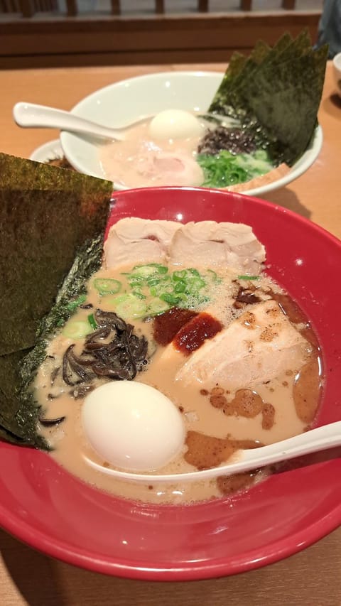 クリスマスラーメン♥
始めての一風堂🍜
全部のせ にご飯大盛り食べました♥笑 
おいしかったー♥ご馳走様でした♥