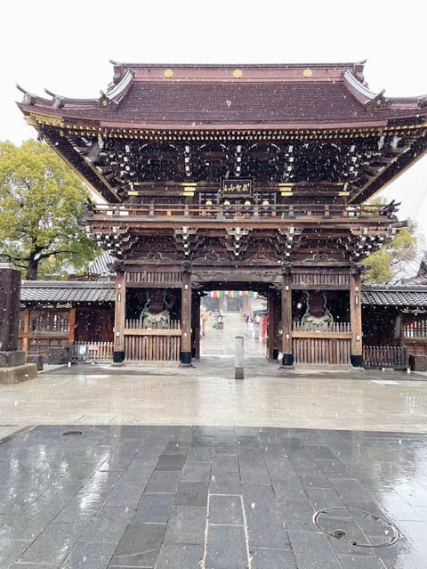 教員時代の同期と
西新井大師へ🌿
雪と桜のコラボレーションが
レアでした🌸⛄️👀

雨の日は実は厄除けに
適した日なのだ