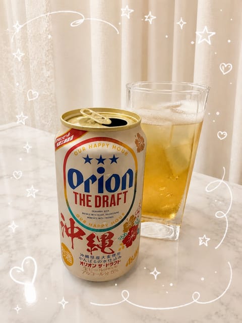 きのうは満月だったから満月見ながら久しぶりに晩酌🌕💖
沖縄料理が食べたくなって、ゴーヤチャンプルーを作ってオリオンビール