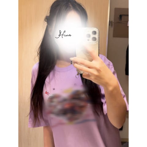 推しの周年Tシャツかわいくて気分上がる💜💜