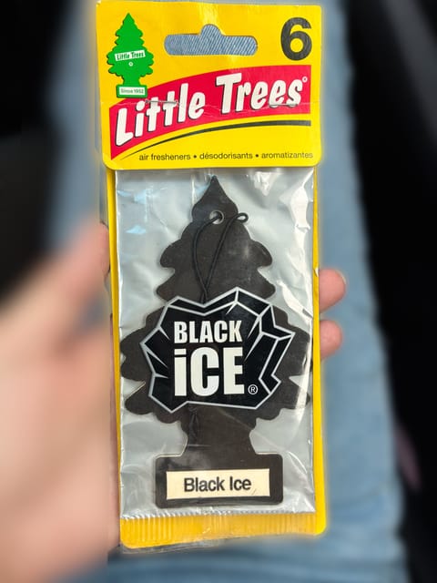 昔、私がまだピッチピチのイッケイケの頃に、マイギャル車に切らさずぶら下げてたリトルツリーのブラックアイス🌲😎💄✨

これ