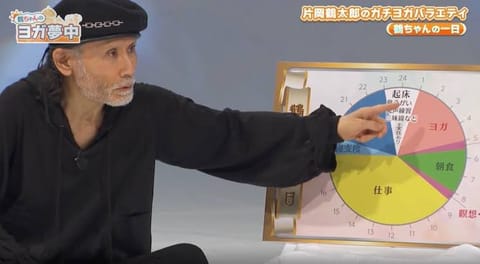 早く寝ないと鶴太郎もう起きてヨガはじめちゃうよ〜〜
