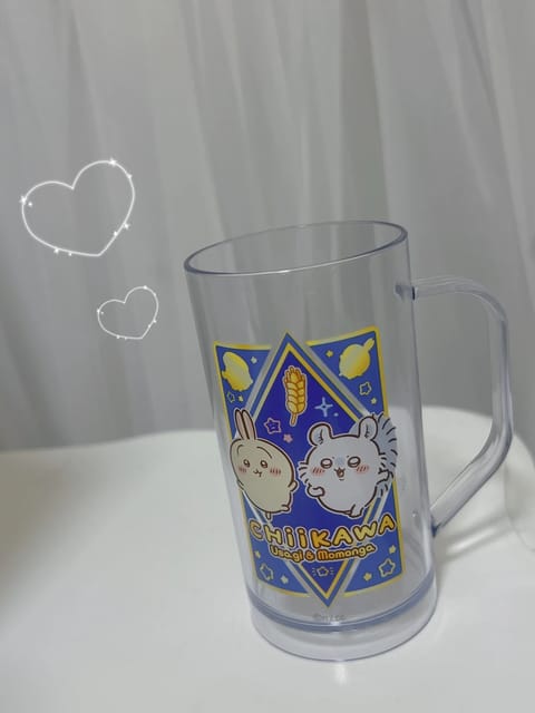 ちいかわのランダムコップ買ったら推しのモモンガ当たった🥲‎💕