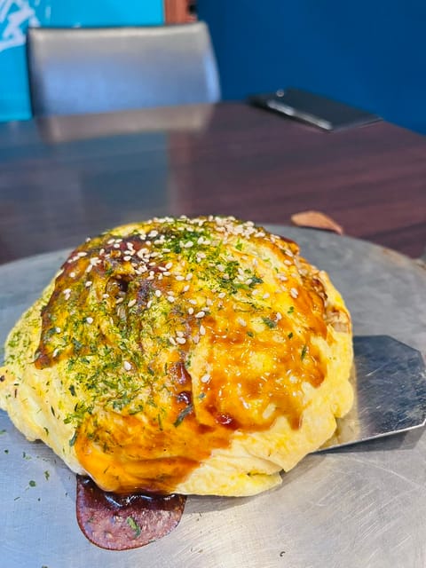 お好み焼きは
ねぎ抜きでお願いするので
写真映えはしないですが
美味しかったです💕