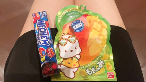 今日のおやつ~🐶

このハイチュウめちゃくちゃ美味しいからおすすめ！