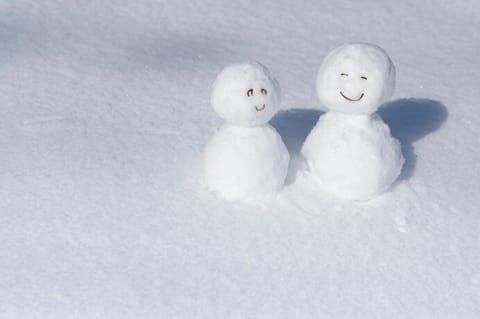 雪だるま作ろう❄