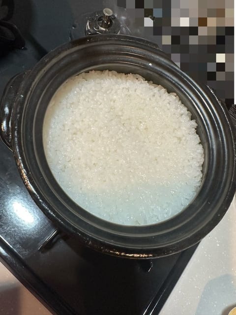 土鍋でご飯を炊くタイプです🍚