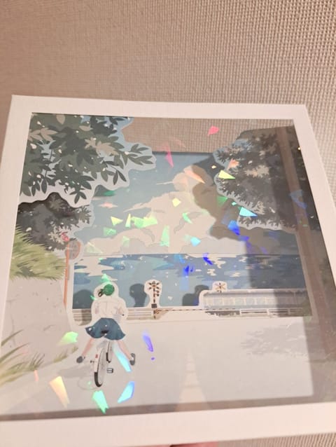夏の爽やかさ めいっぱい詰まったメッセージカード頂きまして🏖
立体になっていて角度でホログラムかわいい
ありがとうござい