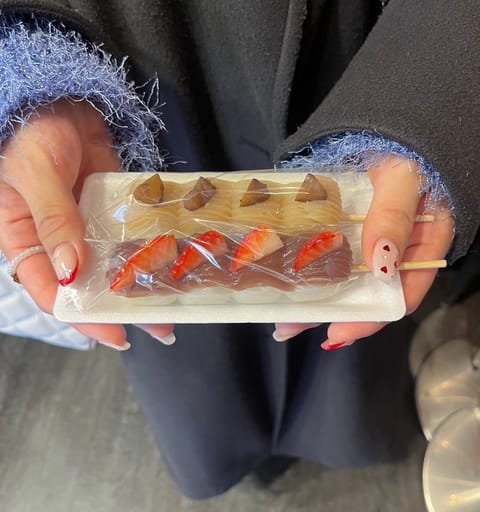 お団子だーいすき＾＾🍡
食べ物垢みたいになってる😂🎀