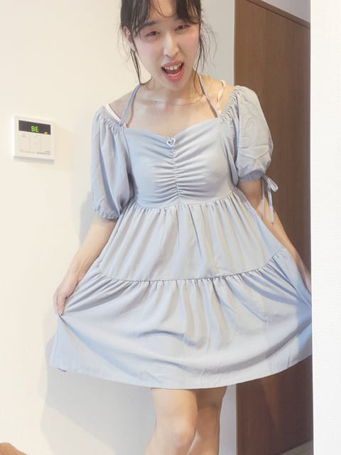 新しく買ったワンピース👗#ワンピース
#服　#男の娘