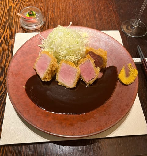 ここのトンカツ美味しいすき♡♡