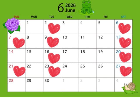 ☆6月出勤予定☆

ご予約いただける場合は

お名前
お電話番号(ご新規様のみ)
日付
コース
ご希望のお時間帯

をご
