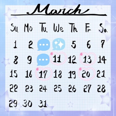 こんばんは。若月です。
今月も引き続きよろしくお願いします。

11日(水) 20時～ 新大阪
13日(金) 22時～ 