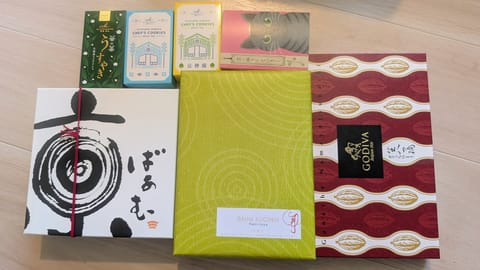 Ｓさんいつも京都のお土産ありがとう☺️✨✨バームクーヘン祭り😍✨