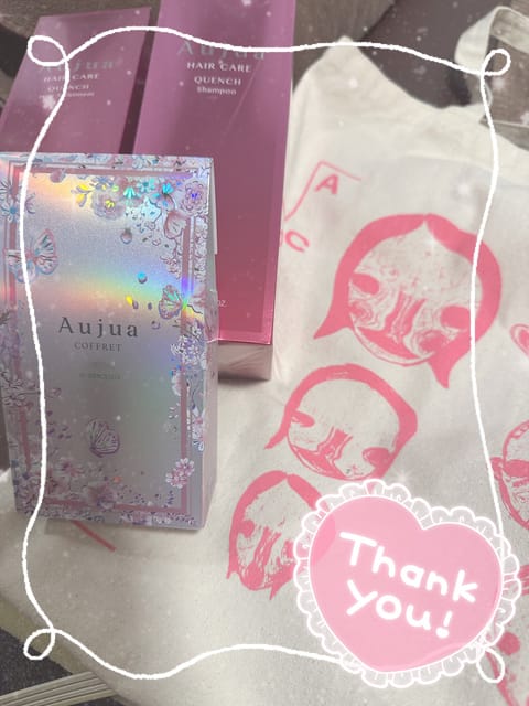 本日もありがとうございました♡

とっても素敵な差し入れを頂いて本当に嬉しかったです🥰
トートバッグまでも🥺
お菓子も美