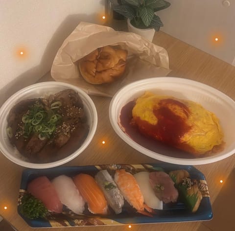最初と最後👊🏻来てくれてありがとうございます(*˙︶˙*)ﾉﾞ♡

夜ご飯今日も一緒に😋ご馳走様でちたっ！！豚みそ丼初め