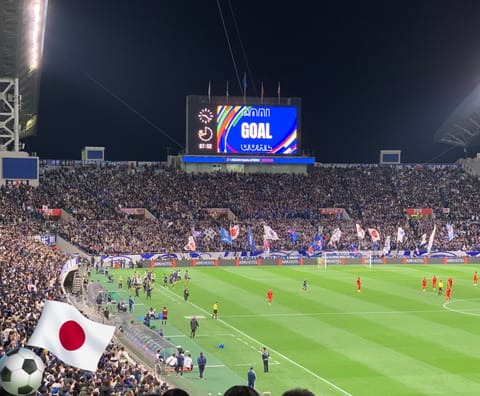 代表戦見てきましたー‼︎⚽️🇯🇵
おめでたい㊗️🎉
W杯がより楽しみだあねー🌞