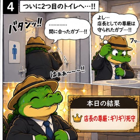 本当にギリギリだったんです😨
#4コマ漫画