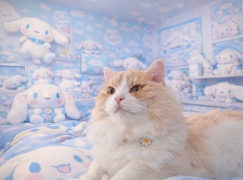 実は猫愛好家なんですわ🐈‍⬛🎀
うちの子紹介💗
ラガマフィンの男の子♂︎甘えたさん✨