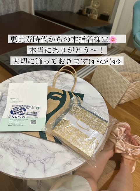 ➡️続き 5/28(木)お礼🌸
恵比寿時代からの本指名様👑