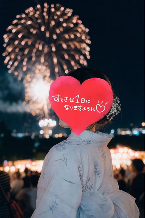 こんにちはっ☀️
花火や夏祭り🎆イベントに浴衣着てお出掛けするとアガります⤴️

お盆休みに入られた方もいらっしゃるので