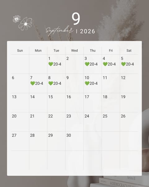 9月前半の予定です💁‍♀✨

8月もありがとうございました☺️💚
9月もよろしくね🫶