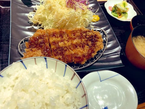 ご馳走様でした💕
ご飯とキャベツお代わりした♪
満腹で眠いw🥱