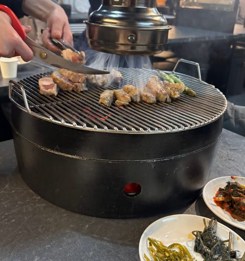 店員さんが焼いてくれた！うまうま