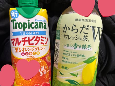 今日もありがとうございました♡

お兄さん方いつも差し入れもありがとう💖
センスよすぎる😍

明日もいます♡