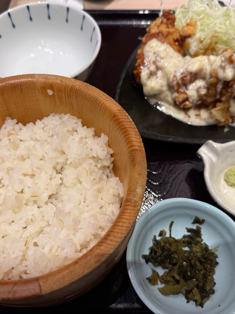 ダントツで米派🍚
チキン南蛮、お米にしかピント合ってなくてなんか笑える🤭🩷