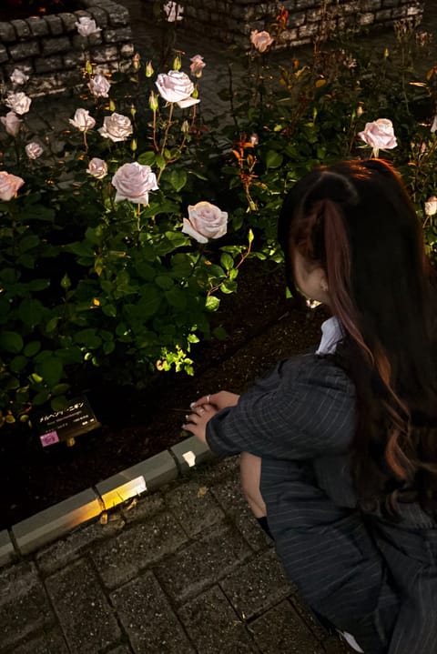 本日22-4でいてます✊🏻➰❕
バラ園すごく綺麗だったから共有🌹