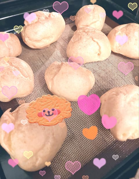 思い立って夜中にシュークリーム作りました🍰皮焼くの楽しい🫶🏻

今日は17時まで経堂ルームです❤️‍🔥
お待ちしてます〜