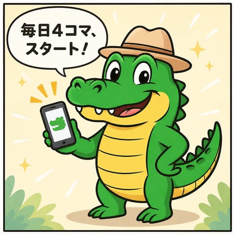 本日よりスタート❣️

少しでもクスッときたり、共感できたら
いいね👍リポスト🔁

してくれたら嬉しいです🐊✨