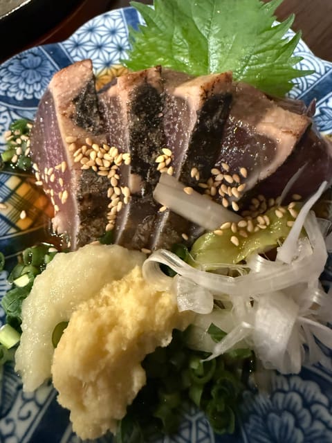 あとうまかった鰹のたたき