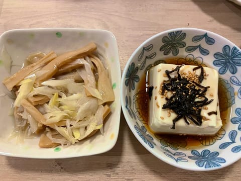 餃子さん待機中🥟🫧笑

お通しみたいなサブも🤲✨

今日も1日お疲れ様でした🍻💕