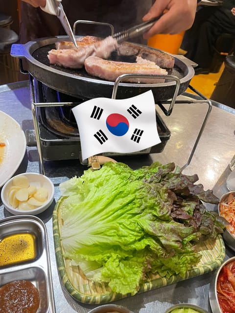 今日もサムギョプサル食べたΨ( 'ч' ☆)🇰🇷✨今日ずっと喉カラカラなんだけど、乾燥かな？🥺💭