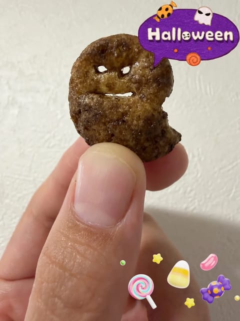 おはようございます🎶

昨日投稿したキャラメルコーンのレアお化けさん…

出てきましたー👻👻👻👻

想像して