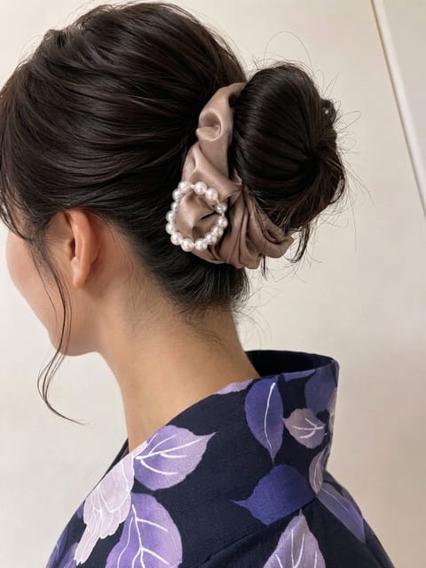 浴衣でお迎えを始めて
もうすぐ１ヶ月です🗓️
8月いっぱいまで頑張ります🌻

抜き襟がいつまでたっても下手
浴衣の１番の